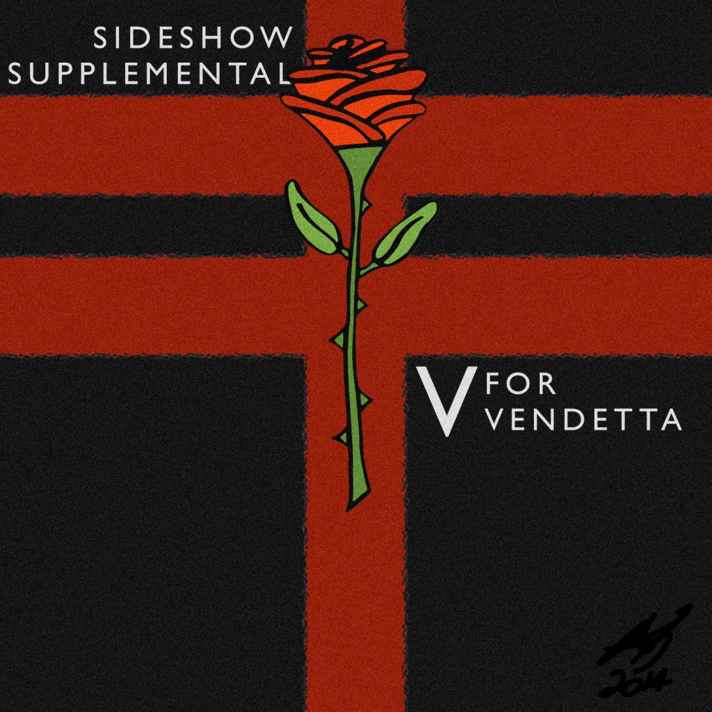 V for Vendetta Artwork for our Film Soundtrack Podcast