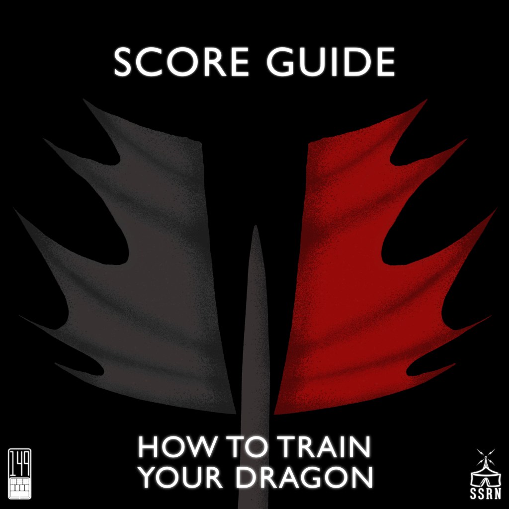 How to Train Your Dragon Artwork for our Film Soundtrack Podcast