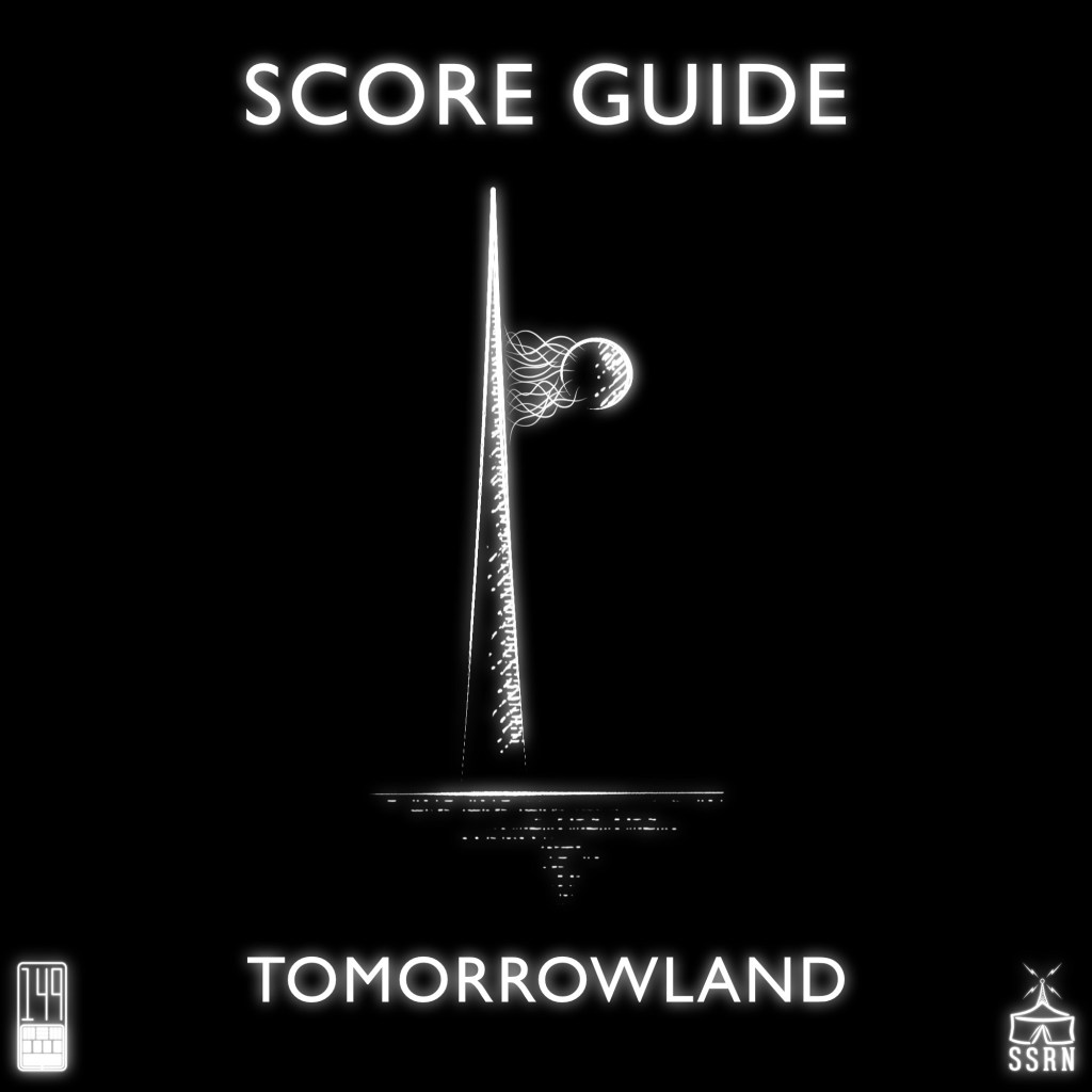 Tomorrowland Artwork for our Film Soundtrack Podcast